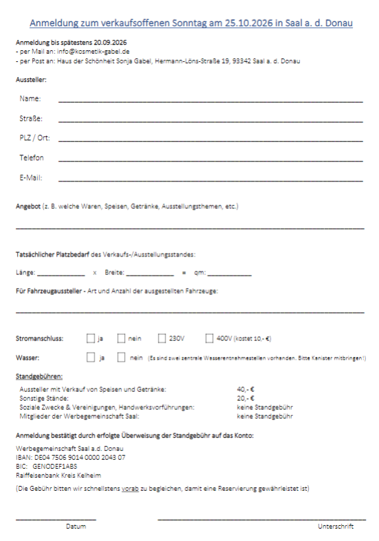 Download Anmeldeformular